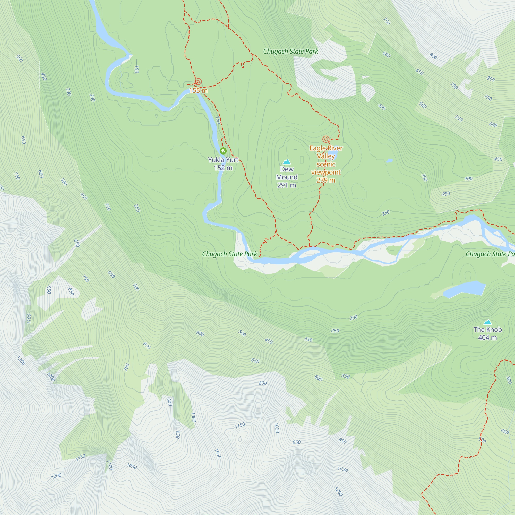 Korohusk Cabin map