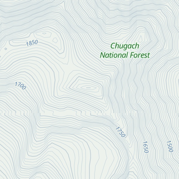 Map of Sheep Mountain