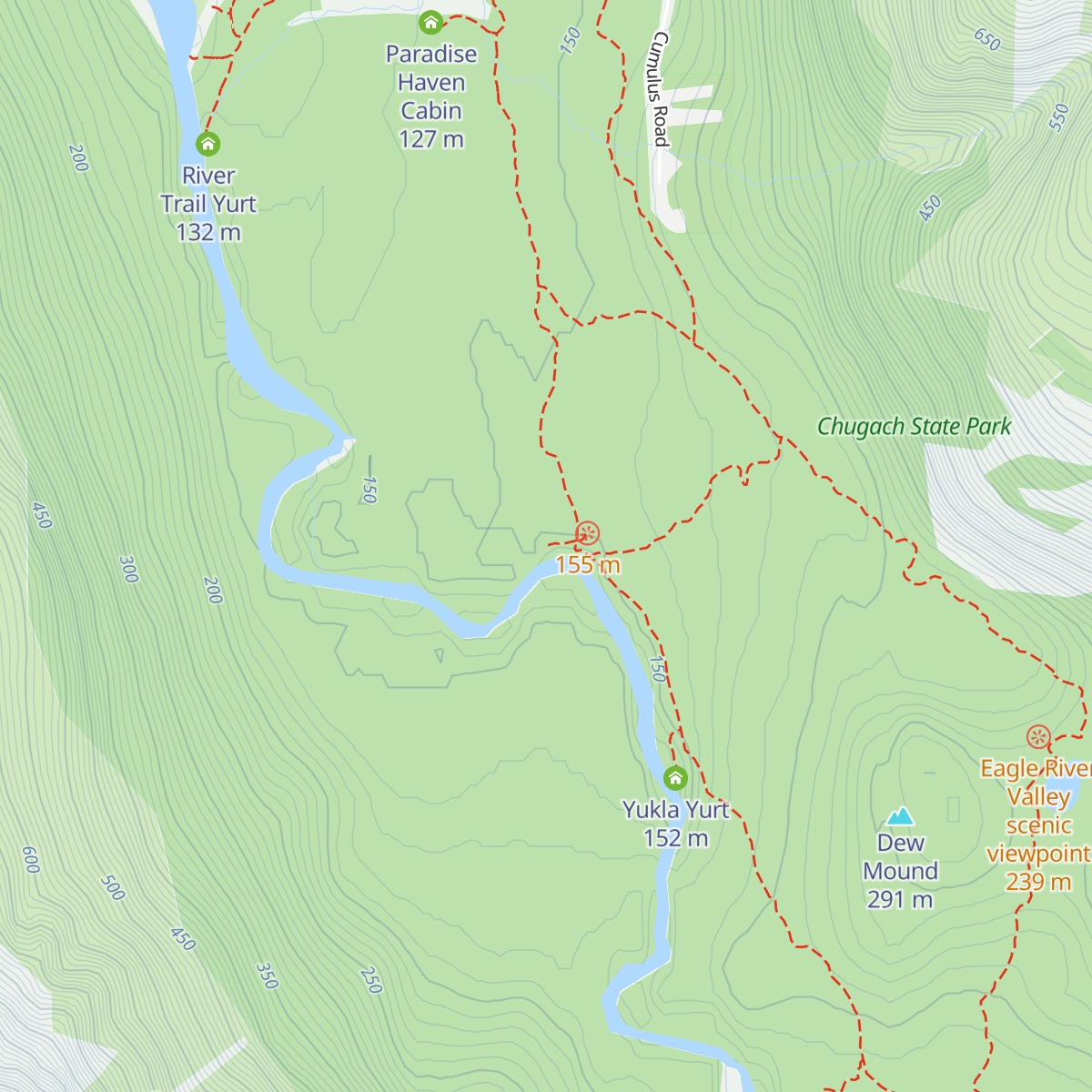 Rapids Yurt map