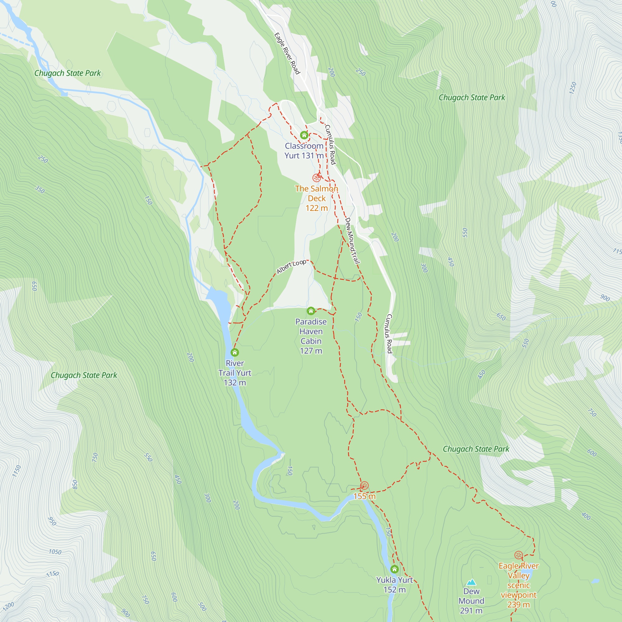 Paradise Haven Cabin map