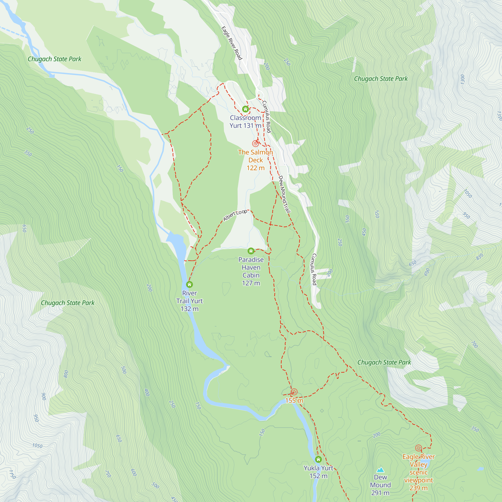 Paradise Haven Cabin map