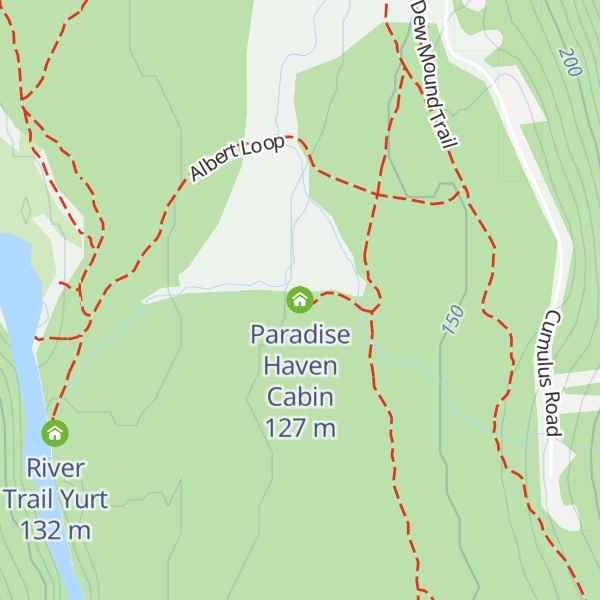 Map of Paradise Haven Cabin
