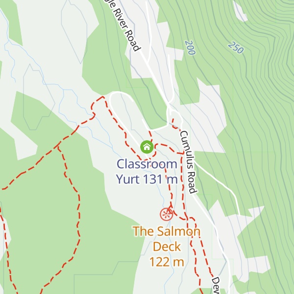 Map of Classroom Yurt