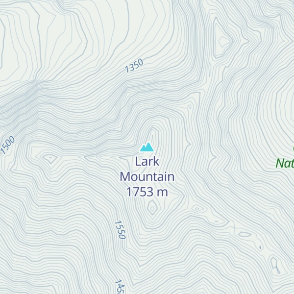 Map of Lark Mountain