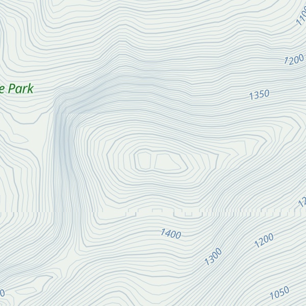 Map of Bird Peak