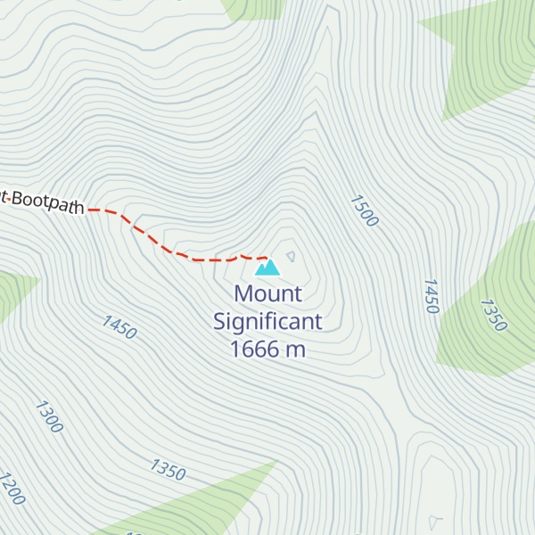 Map of Mount Significant