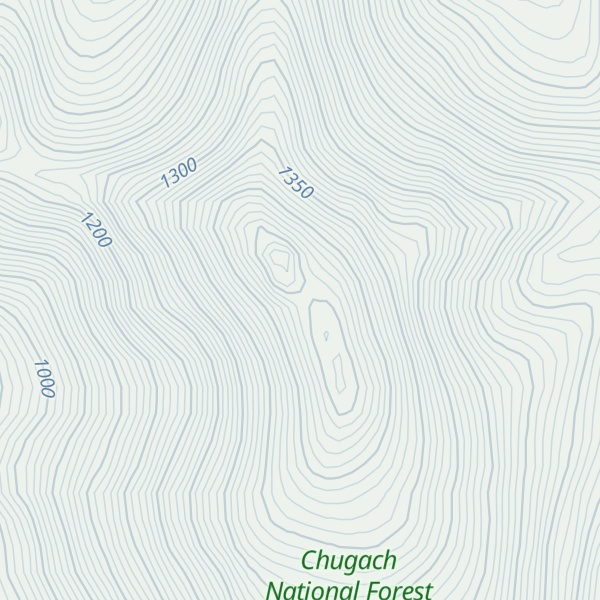 Map of Fiddlehead Mountain