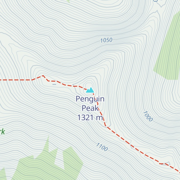 Map of Penguin Peak