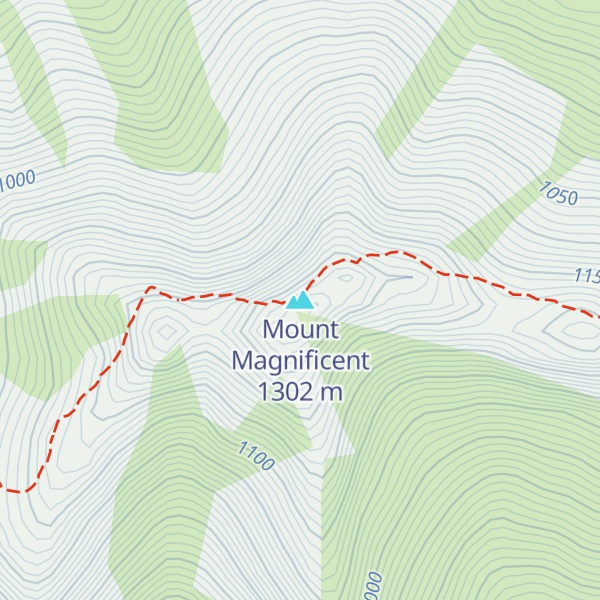 Map of Mount Magnificent