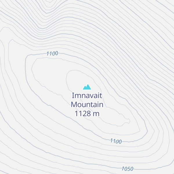 Map of Imnavait Mountain