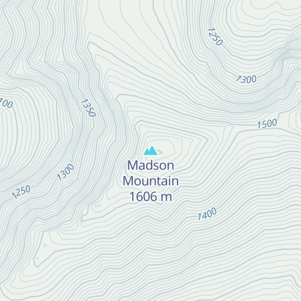 Map of Madson Mountain