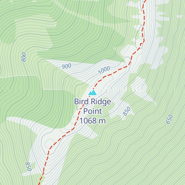 Map of Bird Ridge Point
