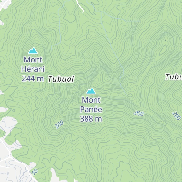 Map of Mont Panée