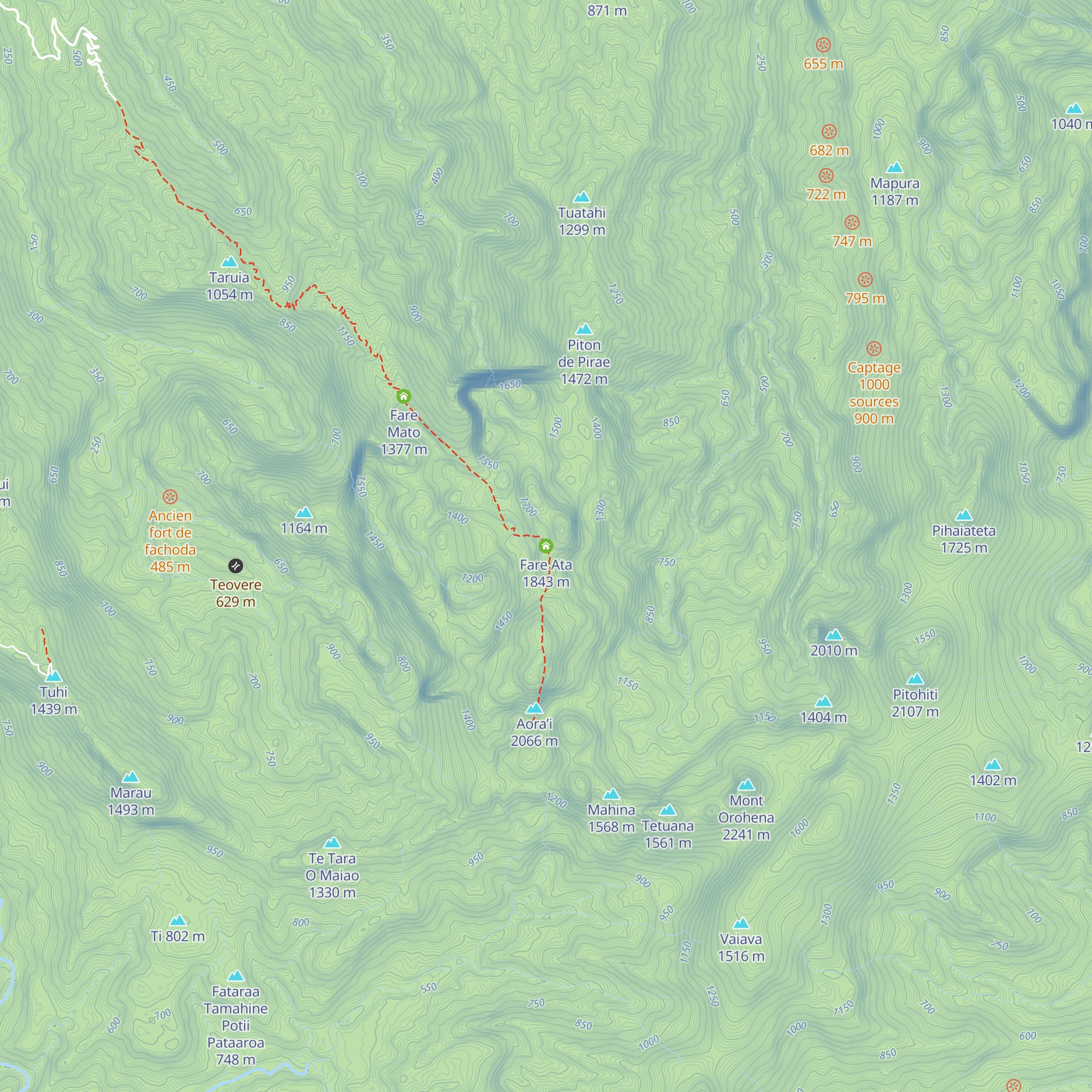 Fare Ata map