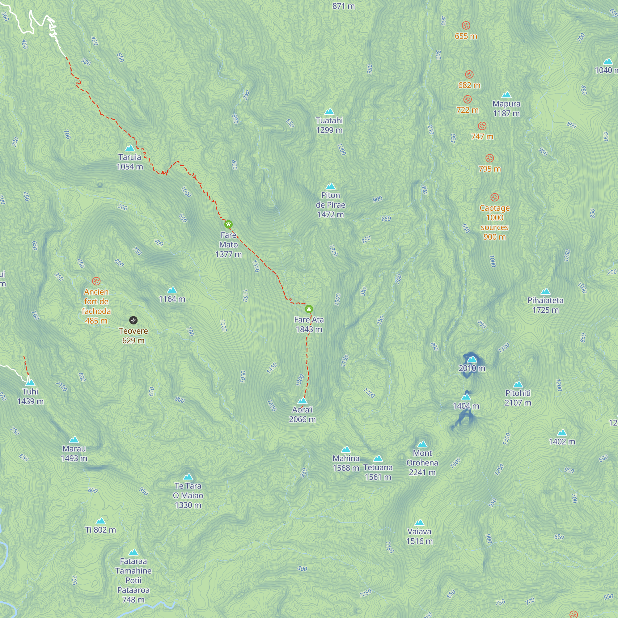 Fare Ata map