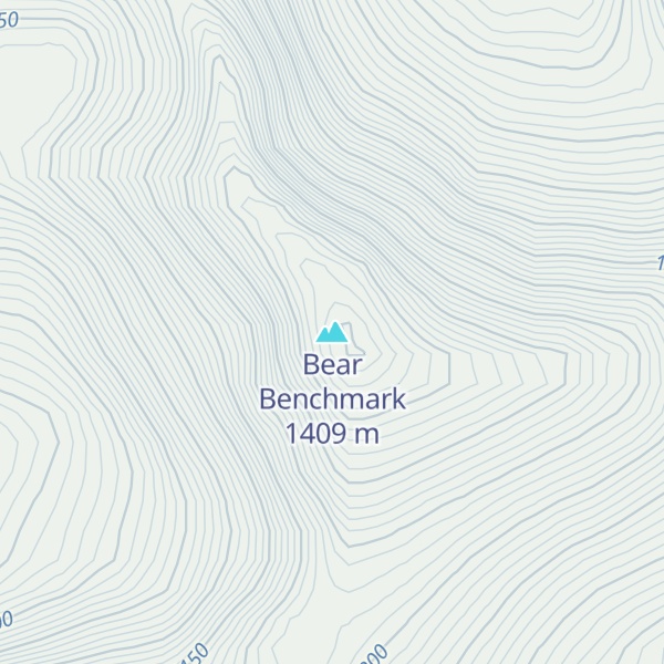 Map of Bear Benchmark