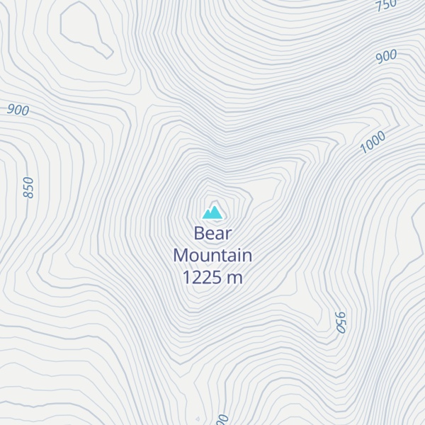 Map of Bear Mountain