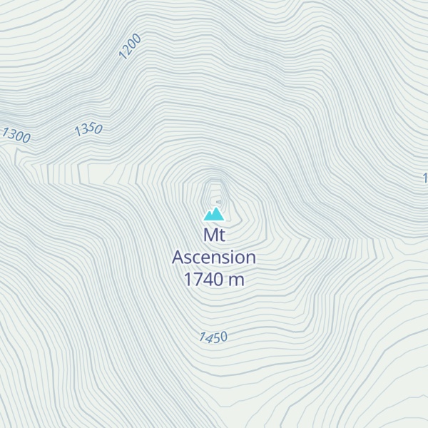 Map of Mt Ascension