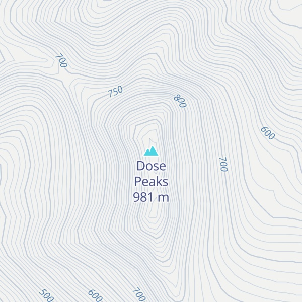 Map of Dose Peaks