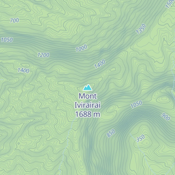 Map of Mont Ivirairai