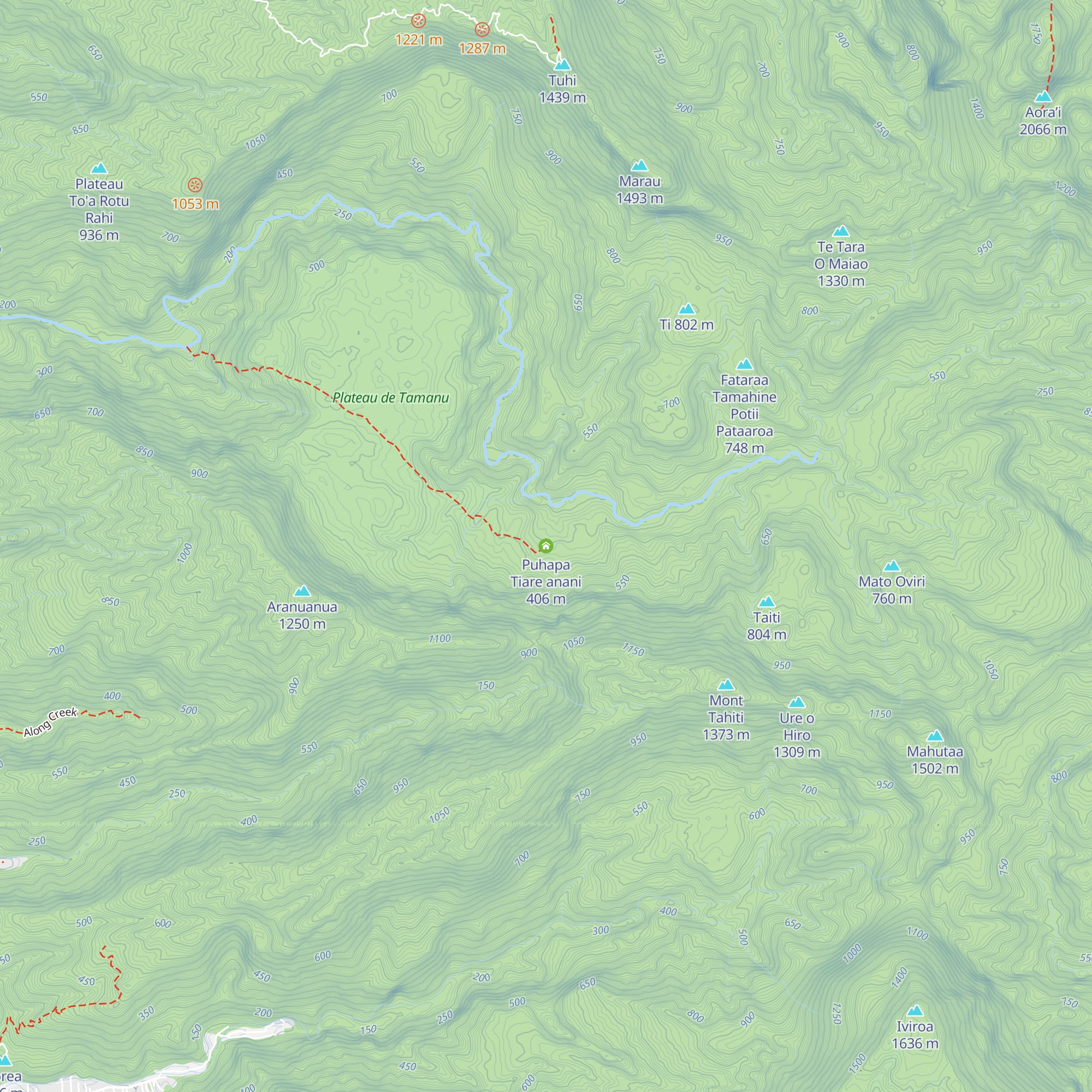 Puhapa Tiare anani map