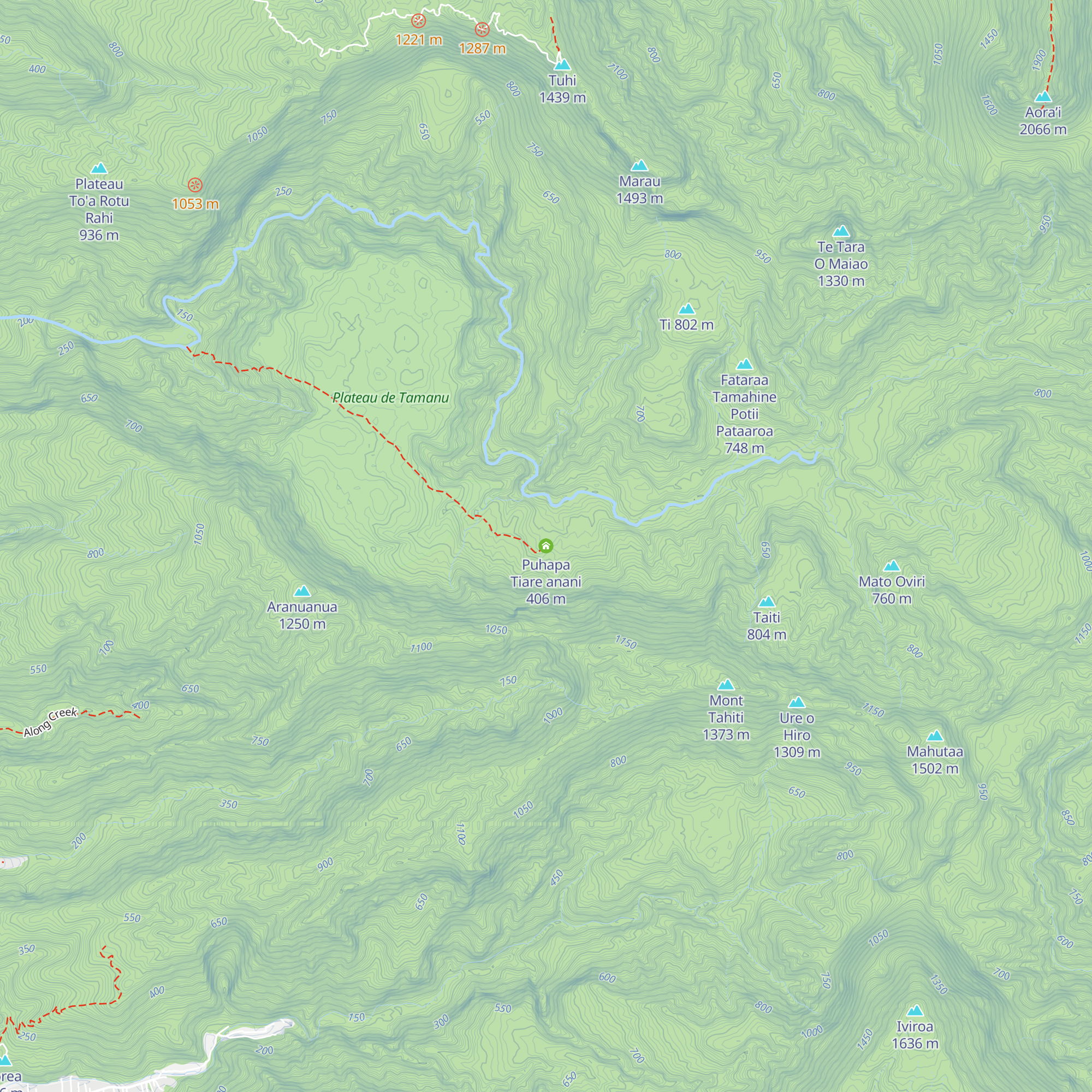 Puhapa Tiare anani map