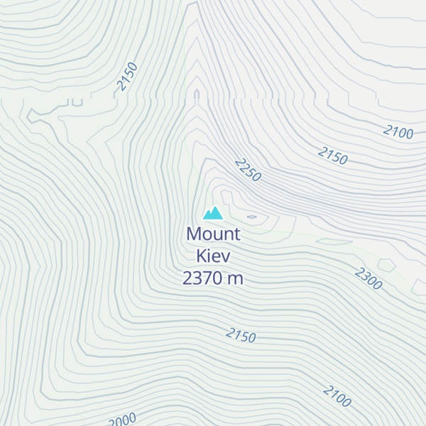 Map of Mount Kiev