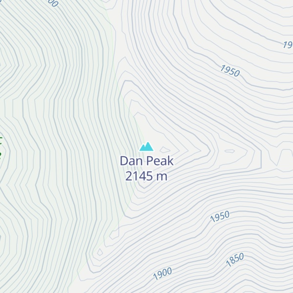 Map of Dan Peak