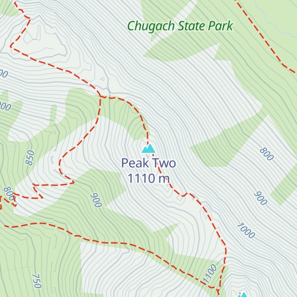 Map of Peak Two