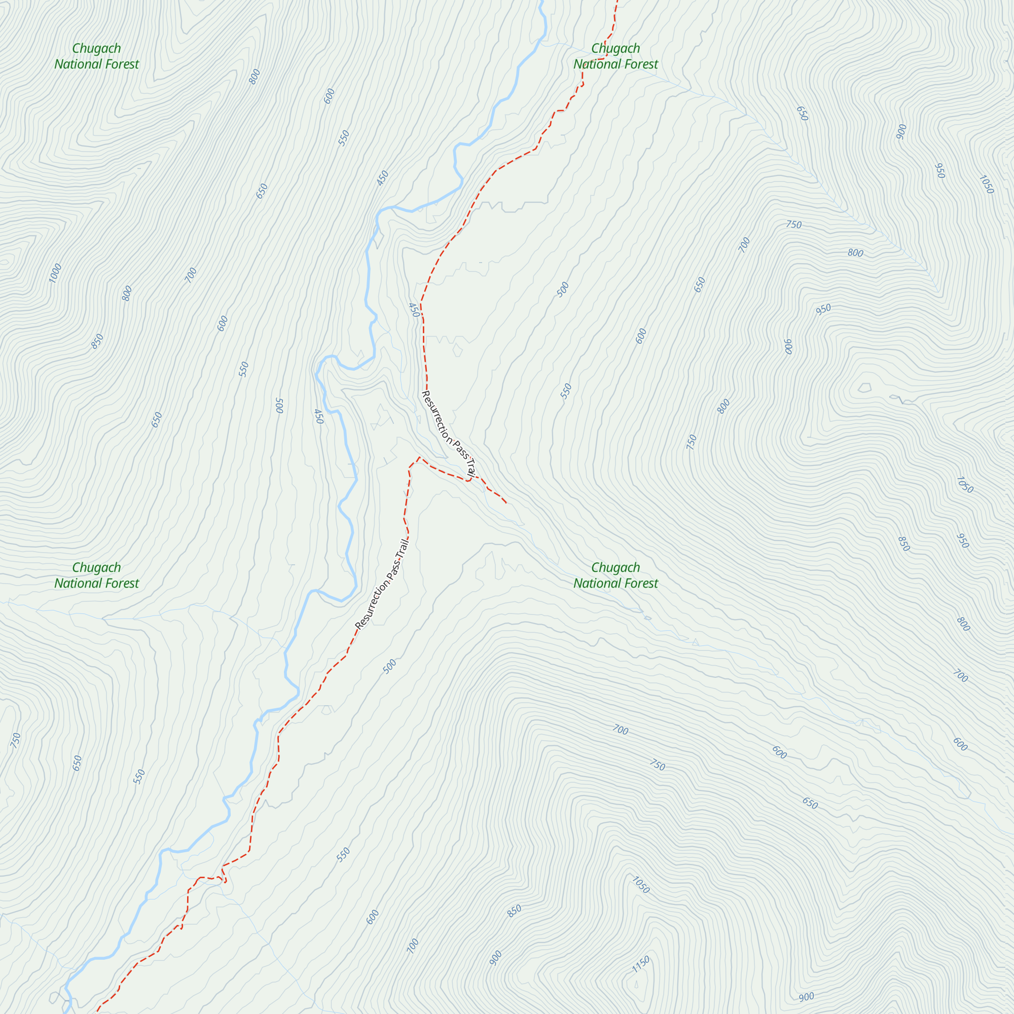 Fox Creek Cabin map