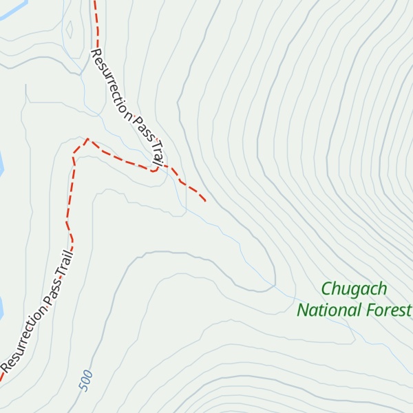 Map of Fox Creek Cabin
