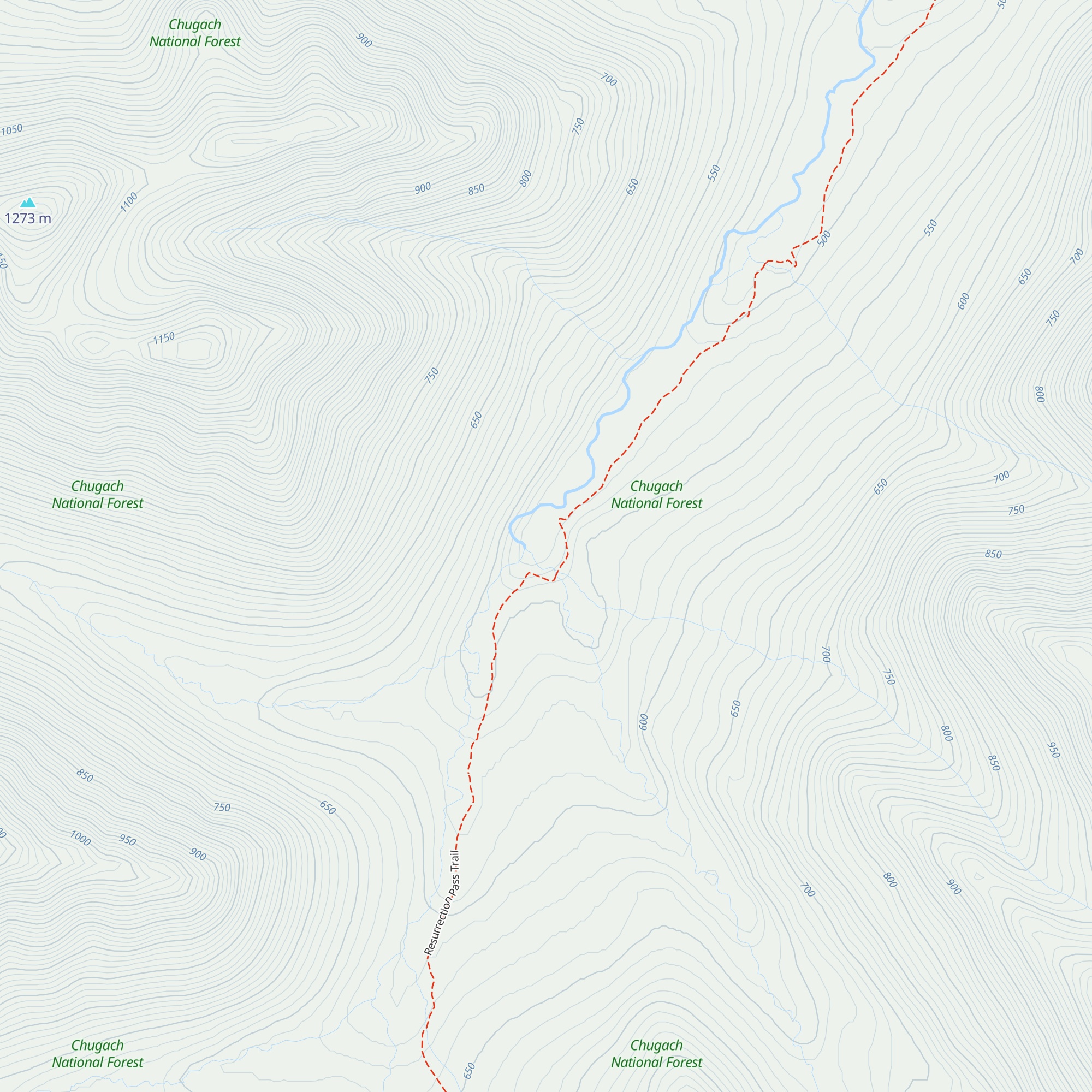 East Creek Cabin map