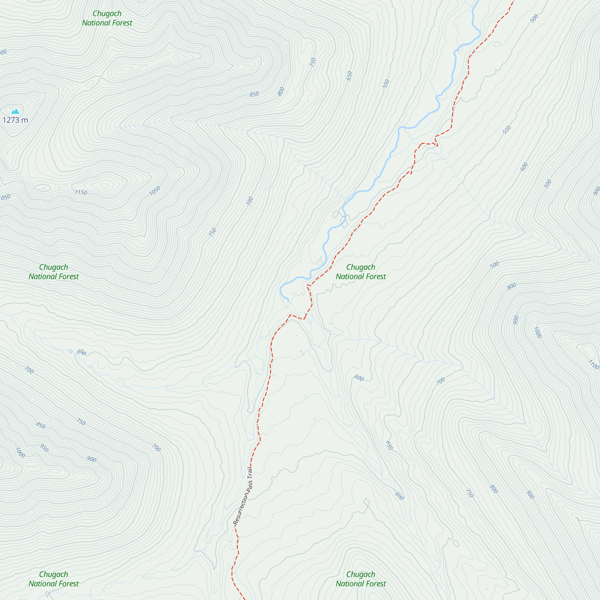 East Creek Cabin map