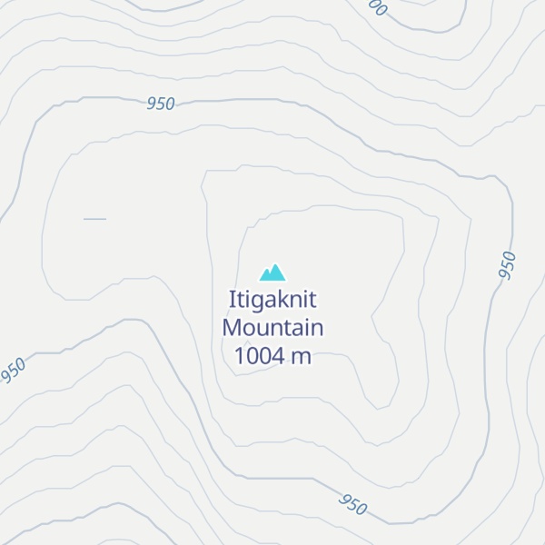 Map of Itigaknit Mountain
