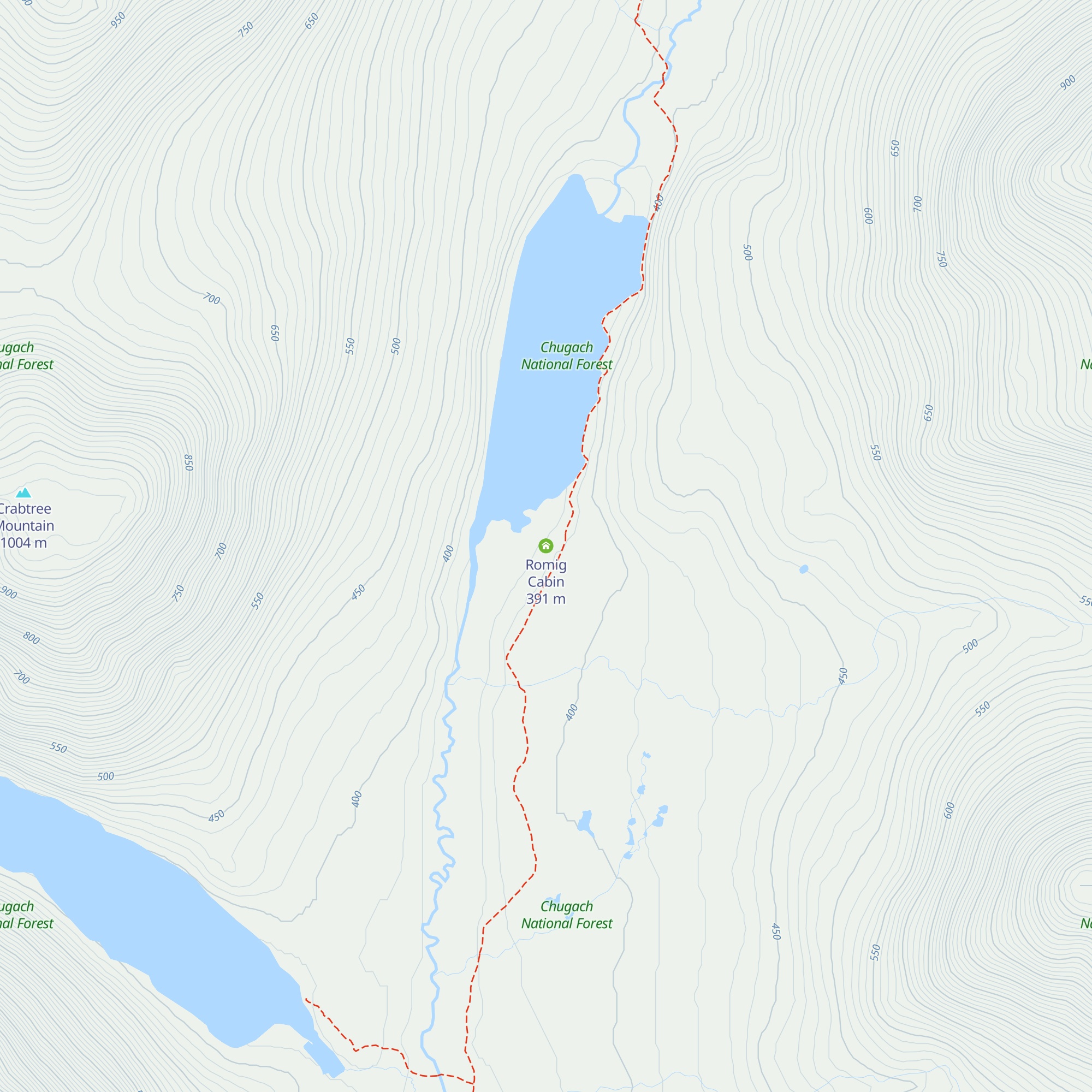 Romig Cabin map