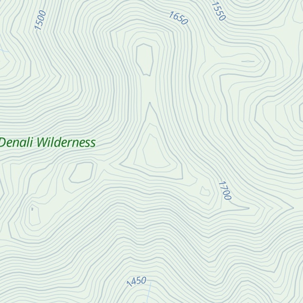 Map of Polychrome Mountain