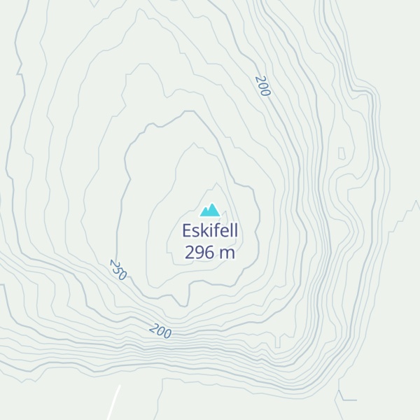 Map of Eskifell