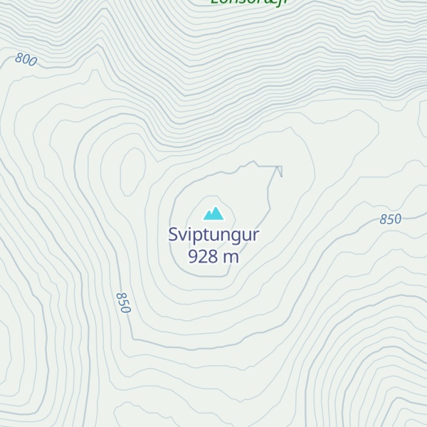 Map of Sviptungur