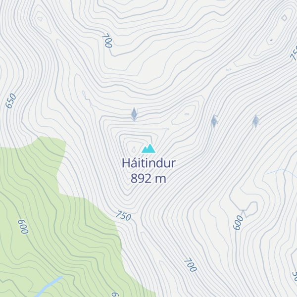 Map of Háitindur