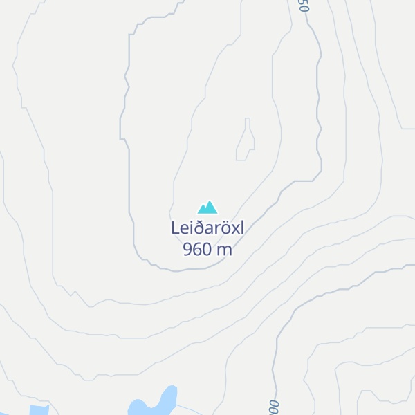 Map of Leiðaröxl