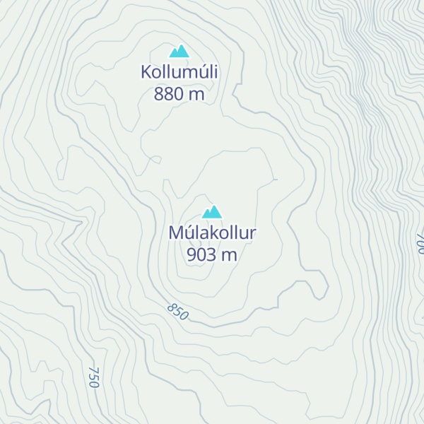Map of Múlakollur