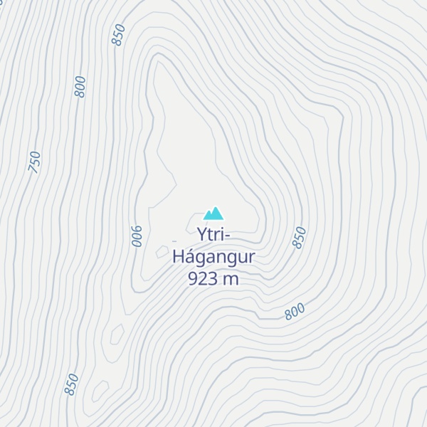 Map of Ytri-Hágangur