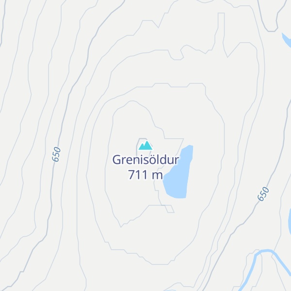 Map of Grenisöldur