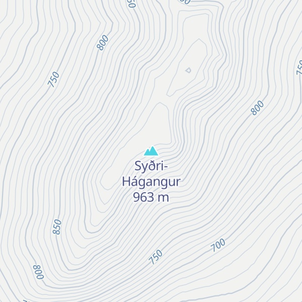 Map of Syðri-Hágangur