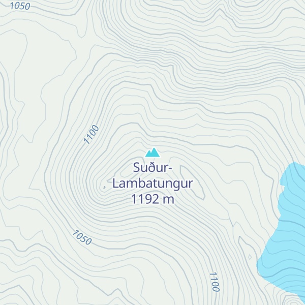 Map of Suður-Lambatungur