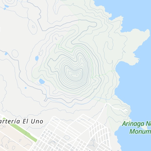 Map of Montaña de Arinaga