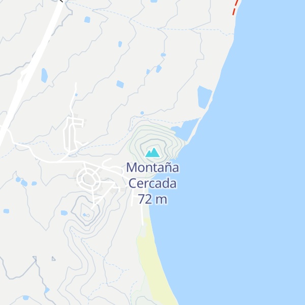 Map of Montaña Cercada