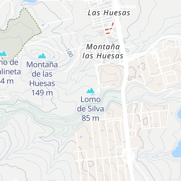 Map of Lomo de Silva