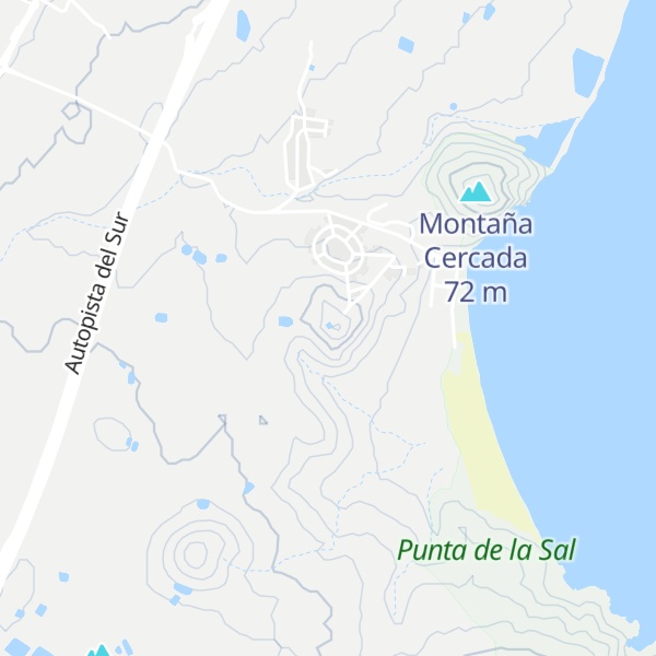 Map of Lomo de la Leña