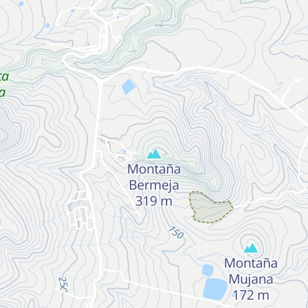 Map of Montaña Bermeja